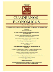 Issue, Cuadernos Económicos ICE : Información Comercial Española : 90, 2, 2015, Ministerio de Economía y Competitividad