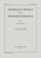 Artikel, La dottrina delle categorie nella «Erkenntnislehre» di Carl Stumpf, Le Lettere