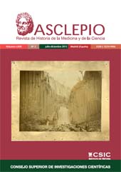 Heft, Asclepio : revista de historia de la medicina y de la ciencia : LXVII, 2, 2015, CSIC, Consejo Superior de Investigaciones Científicas