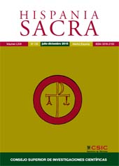 Heft, Hispania Sacra : LXVII, 136, 2, 2015, CSIC, Consejo Superior de Investigaciones Científicas
