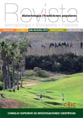 Issue, Revista de dialectología y tradiciones populares : LXX, 2, 2015, CSIC, Consejo Superior de Investigaciones Científicas