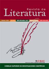 Heft, Revista de literatura : LXXVII, 154, 2, 2015, CSIC, Consejo Superior de Investigaciones Científicas