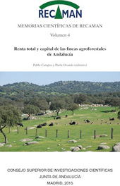 E-book, Memorias científicas de RECAMAN : vol. 4 :  renta total y capital de las fincas agroforestales de Andalucía, CSIC, Consejo Superior de Investigaciones Científicas