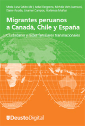 eBook, Migrantes peruanos a Canadá, Chile y España : ciudadanía y redes familiares transnacionales, Universidad de Deusto