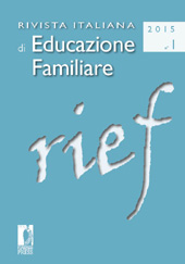 Fascículo, Rivista italiana di educazione familiare : 1, 2015, Firenze University Press