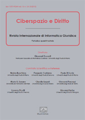 Issue, Ciberspazio e diritto : rivista internazionale di informatica giuridica : 16, 3, 2015, Enrico Mucchi Editore