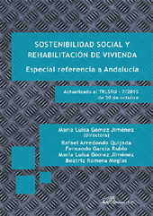 E-book, Sostenibilidad social y rehabilitación de vivienda : especial referencia a Andalucía, Gómez Jiménez, María Luisa, Dykinson