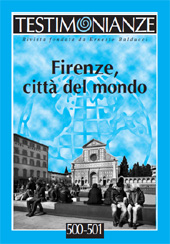 Artículo, Firenze anni 2000, fra modelli ideali e dimensioni vitali della città, Associazione Testimonianze