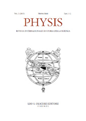 Issue, Physis : rivista internazionale di storia della scienza : L, 1/2, 2015, L.S. Olschki