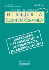 Fascículo, Studia historica : historia contemporánea : 33, 2015, Ediciones Universidad de Salamanca