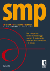 Issue, SocietàMutamentoPolitica : rivista italiana di sociologia : 11, 1, 2015, Firenze University Press