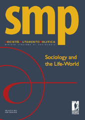 Fascículo, SocietàMutamentoPolitica : rivista italiana di sociologia : 12, 2, 2015, Firenze University Press