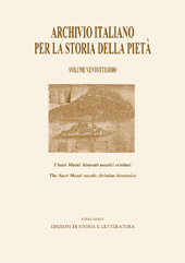 Artículo, Sui Sacri Monti con Samuel Butler e la povera gente, Edizioni di storia e letteratura