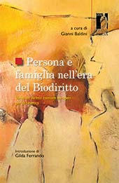 E-book, Persona e famiglia nell'era del biodiritto : verso un diritto comune europeo per la bioetica, Firenze University Press