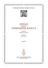 E-book, Annali della Fondazione Sciacca : volume IV, L. S. Olschki