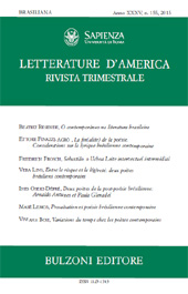 Fascículo, Letterature d'America : rivista trimestrale : XXXV, 155, 2015, Bulzoni