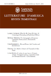 Issue, Letterature d'America : rivista trimestrale : XXXV, 156/157, 2015, Bulzoni