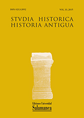 Fascicolo, Studia historica : historia antigua : 33, 2015, Ediciones Universidad de Salamanca