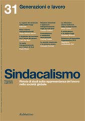 Article, Relazioni industriali e consolidamento dell'approccio intergenerazionale nel nuovo sistema strutturato di Accordi Enel, Rubbettino