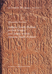 E-book, Ancient South Arabian within Semitic and Sabaic within Ancient South Arabian, Avanzini, Alessandra, "L'Erma" di Bretschneider