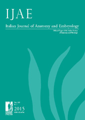 Heft, IJAE : Italian Journal of Anatomy and Embryology : 120, 1, 2015, Firenze University Press