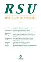 Fascicule, Rivista di studi ungheresi : XIV, 2015, CSA - Casa Editrice Università La Sapienza