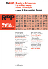 Article, Le dinastie politiche e il futuro della democrazia, Rubbettino