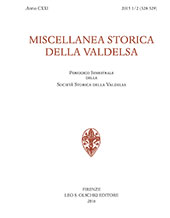 Issue, Miscellanea storica della Valdelsa : 328/329, 1/2, 2015, L.S. Olschki