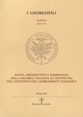 Fascículo, I Georgofili : quaderni : IV, 2015, Polistampa