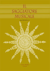 Fascículo, Il saggiatore musicale : rivista semestrale di musicologia : XXII, 2, 2015, L.S. Olschki
