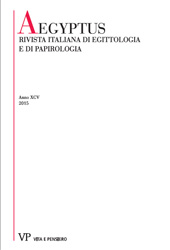 Artículo, Überlegungen zum prosopographischen Arbeiten und zu Voraussetzungen einer prosopographischen Datenbank speziell für Ägypten, Vita e Pensiero
