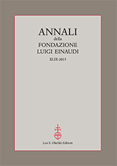 Issue, Annali della Fondazione Luigi Einaudi : XLIX, 2015, L.S. Olschki