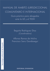 E-book, Manual de ámbito jurisdiccional comunitario e internacional : guía práctica para abogados ante la UE y el TEDH, Dykinson