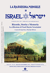 Heft, La Rassegna mensile di Israel : 81, 2/3, 2015, Unione delle comunità ebraiche italiane - La Giuntina