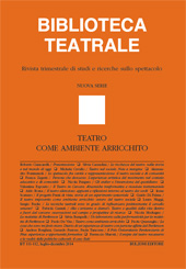 Article, Il teatro impoverito come ambiente arricchito ovvero del teatro sociale, Bulzoni