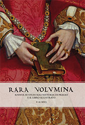 Fascículo, Rara volumina : rivista di studi sull'editoria di pregio e il libro illustrato : 1/2, 2015, M. Pacini Fazzi