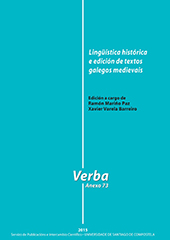 eBook, Lingüística histórica e edición de texto galegos medievais, Universidad de Santiago de Compostela
