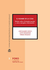 E-book, El nombre de la cosa : debate sobre el término nación y otros conceptos relacionados, Álvarez Junco, José, Centro de Estudios Políticos y Constitucionales