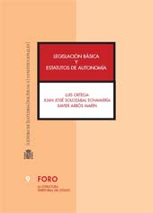 E-book, Legislación básica y Estatutos de Autonomía, Ortega, Luis, Centro de Estudios Políticos y Constitucionales