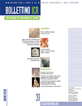 Issue, Bollettino ICR : Istituto Superiore per la Conservazione ed il Restauro : 31, 2, 2015, Nardini