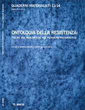 Fascículo, Quaderni materialisti : 13/14, 2014/2015, Edizioni Ghibli