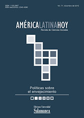 Issue, América Latina Hoy : revista de ciencias sociales : 71, 3, 2015, Ediciones Universidad de Salamanca