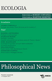 Issue, Philosophical news : 10, 1, 2015, Mimesis Edizioni