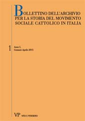 Article, Un carteggio tra protagonisti della vita sociale e culturale dell'Italia liberale, Giuseppe Toniolo e Luigi Luzzatti, Vita e Pensiero