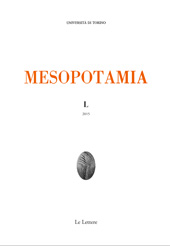 Fascicule, Mesopotamia : rivista di archeologia, epigrafia e storia orientale antica : L, 2015, Le Lettere