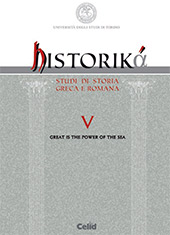 Fascicolo, Historikà : studi di storia greca e romana : V, 2015, Celid