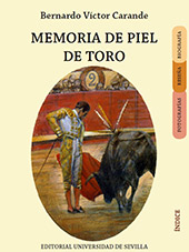 E-book, Memoria de piel de toro, recuerdos taurinos, Carande, Bernardo Víctor, Universidad de Sevilla