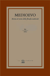 Fascicule, Medioevo : rivista di storia della filosofia medievale : XL, 2015, Il poligrafo