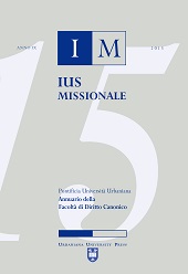 Article, La Chiesa come famiglia di Dio nel Decreto Ad Gentes : diritto missionario, Urbaniana university press