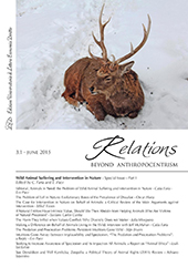 Issue, Relations : beyond anthropocentrism : 3, 1, 2015, LED